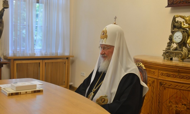 Святейший Патриарх Кирилл посетил Отдел внешних церковных связей 